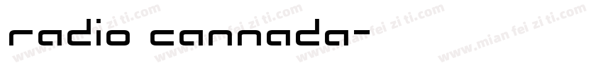 radio cannada字体转换